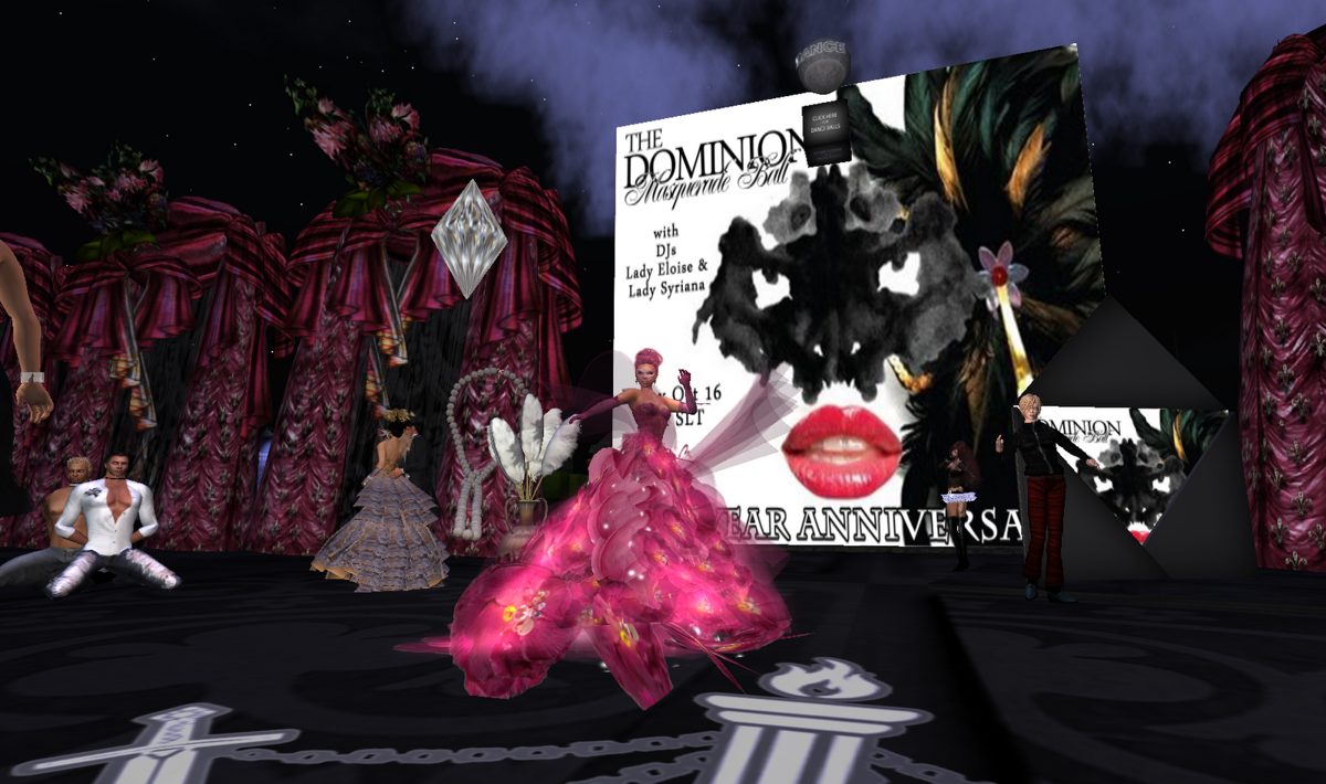 Masked guests at the first Masquerade Ball